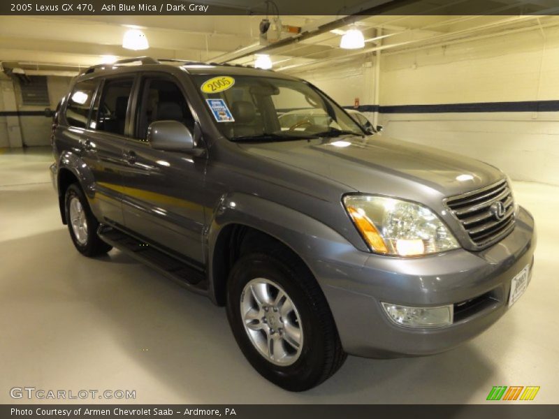 Ash Blue Mica / Dark Gray 2005 Lexus GX 470
