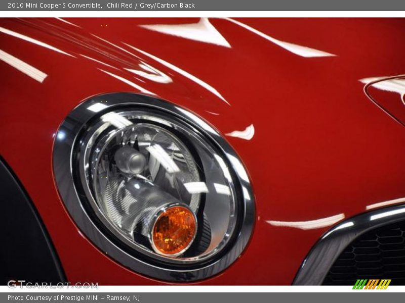 Chili Red / Grey/Carbon Black 2010 Mini Cooper S Convertible