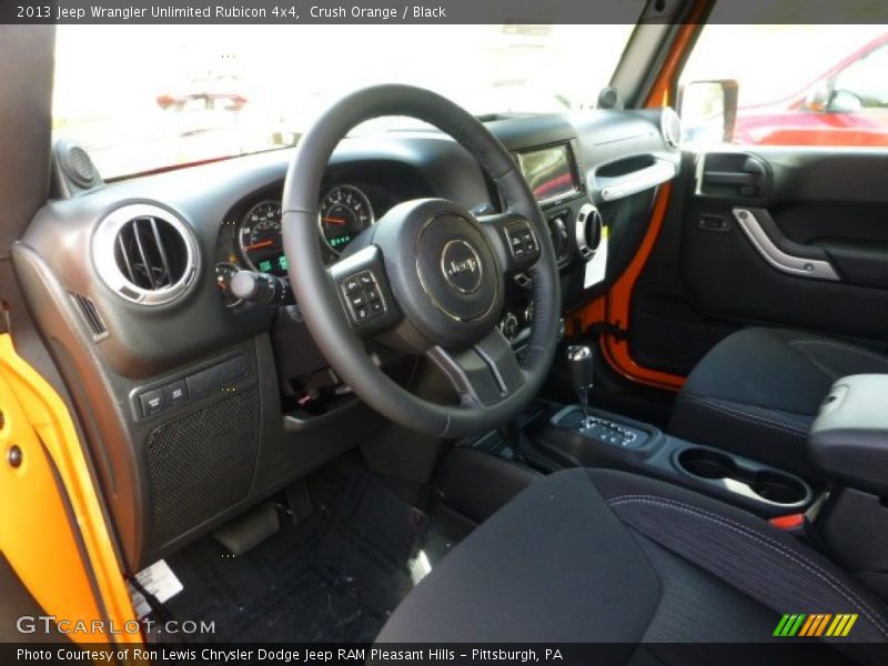  2013 Wrangler Unlimited Rubicon 4x4 Black Interior