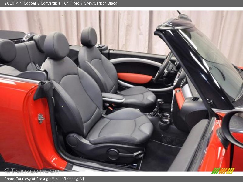 Chili Red / Grey/Carbon Black 2010 Mini Cooper S Convertible