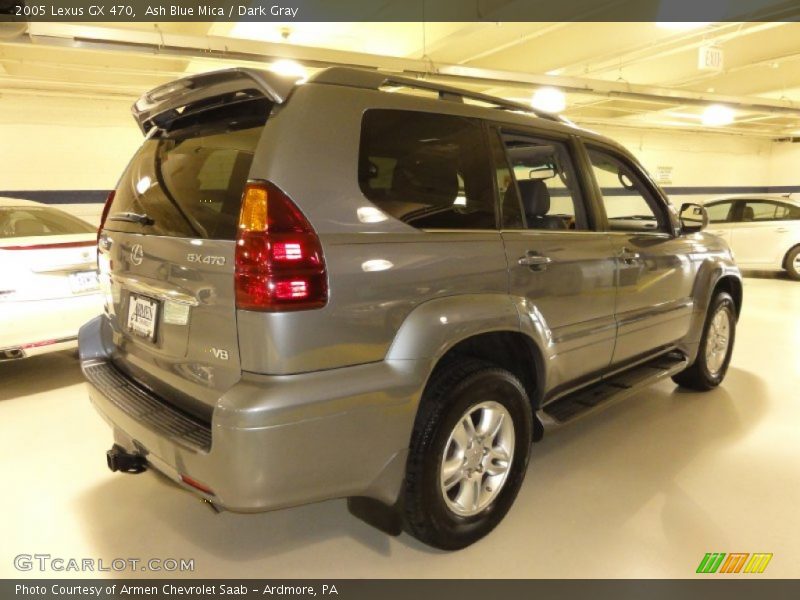 Ash Blue Mica / Dark Gray 2005 Lexus GX 470