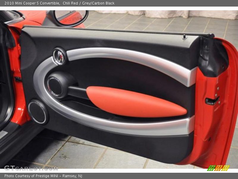 Chili Red / Grey/Carbon Black 2010 Mini Cooper S Convertible