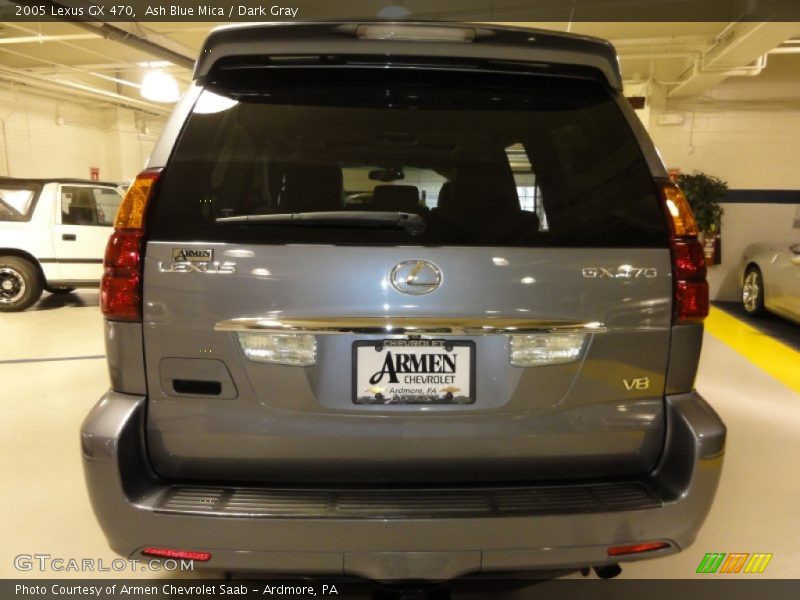 Ash Blue Mica / Dark Gray 2005 Lexus GX 470