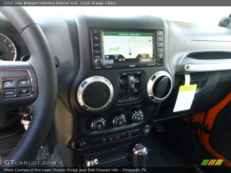 Crush Orange / Black 2013 Jeep Wrangler Unlimited Rubicon 4x4