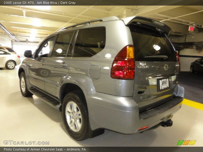 Ash Blue Mica / Dark Gray 2005 Lexus GX 470