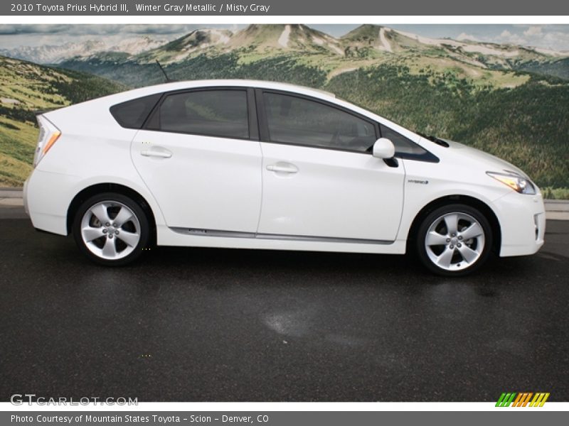Winter Gray Metallic / Misty Gray 2010 Toyota Prius Hybrid III