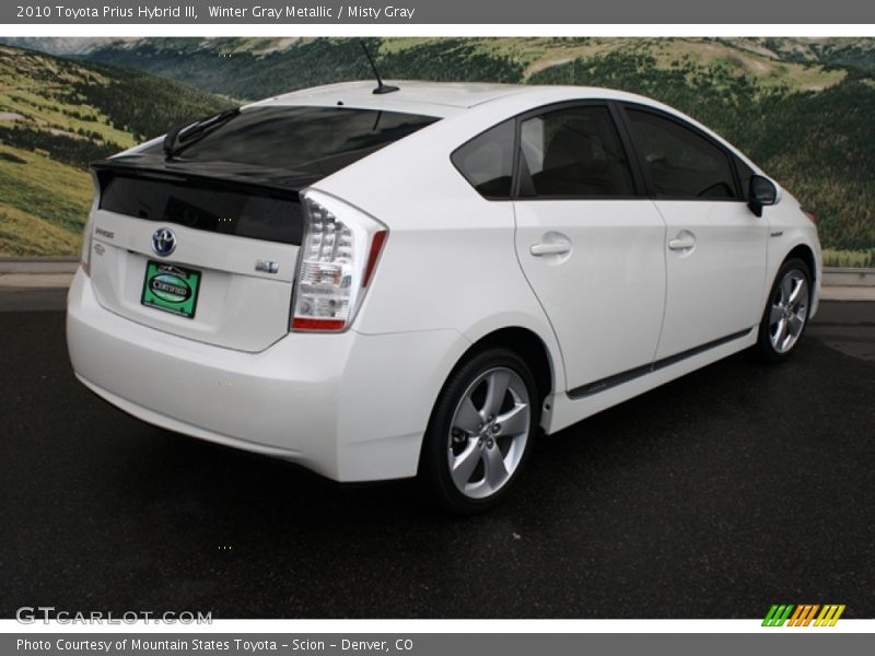 Winter Gray Metallic / Misty Gray 2010 Toyota Prius Hybrid III