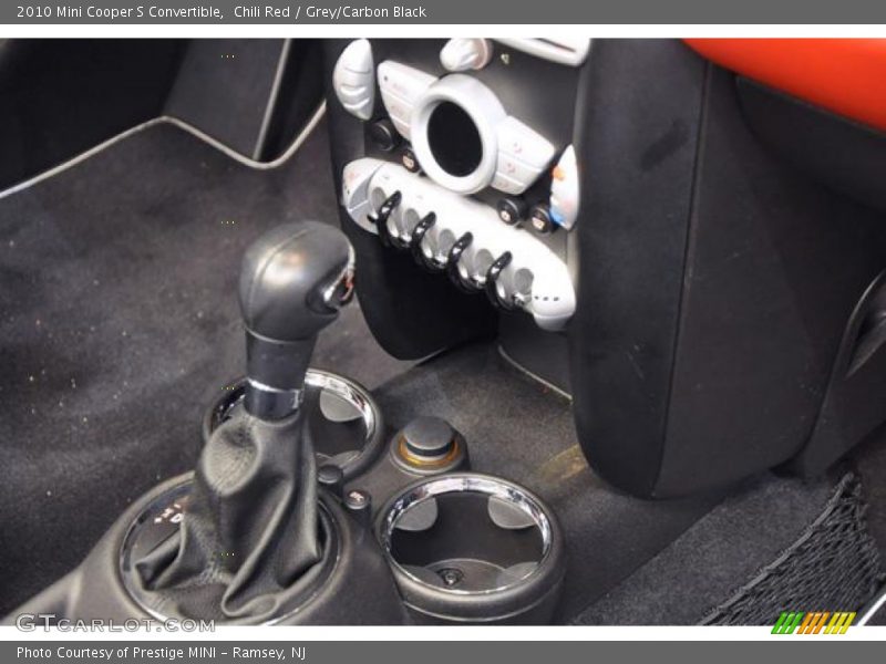 Chili Red / Grey/Carbon Black 2010 Mini Cooper S Convertible