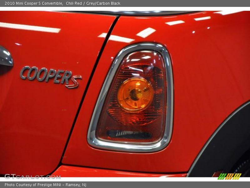 Chili Red / Grey/Carbon Black 2010 Mini Cooper S Convertible