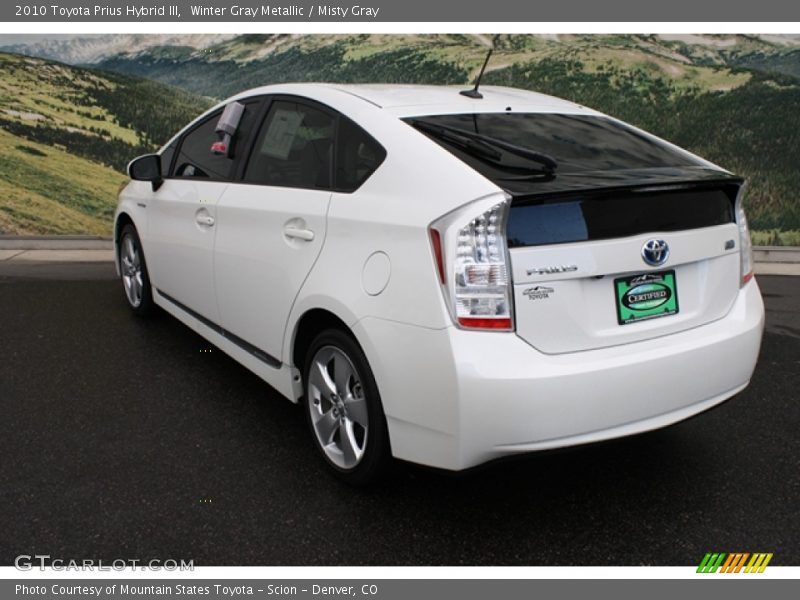 Winter Gray Metallic / Misty Gray 2010 Toyota Prius Hybrid III