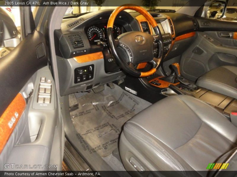Ash Blue Mica / Dark Gray 2005 Lexus GX 470