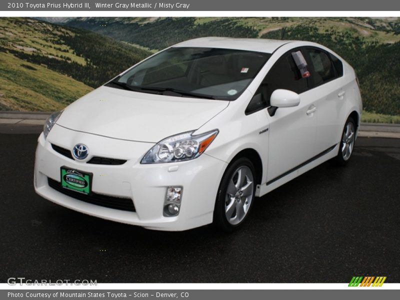 Winter Gray Metallic / Misty Gray 2010 Toyota Prius Hybrid III