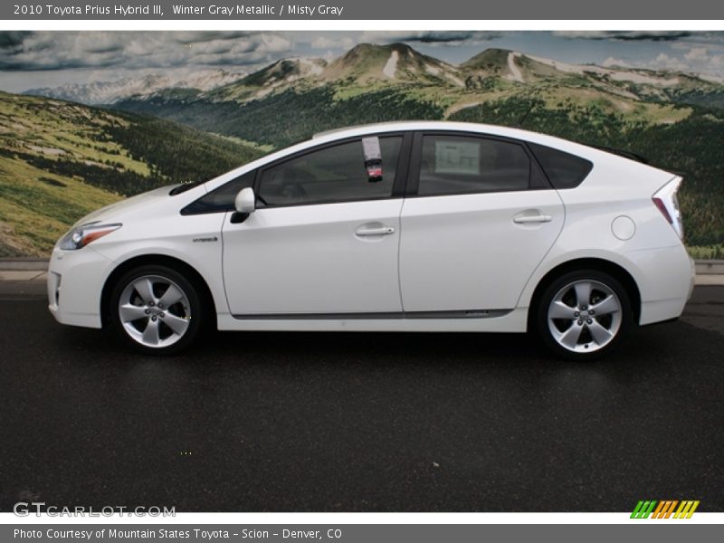 Winter Gray Metallic / Misty Gray 2010 Toyota Prius Hybrid III