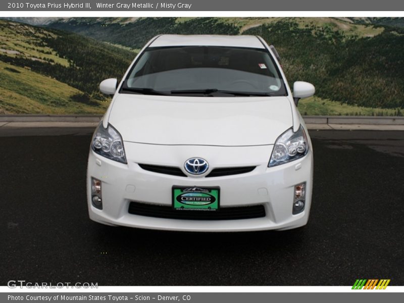 Winter Gray Metallic / Misty Gray 2010 Toyota Prius Hybrid III