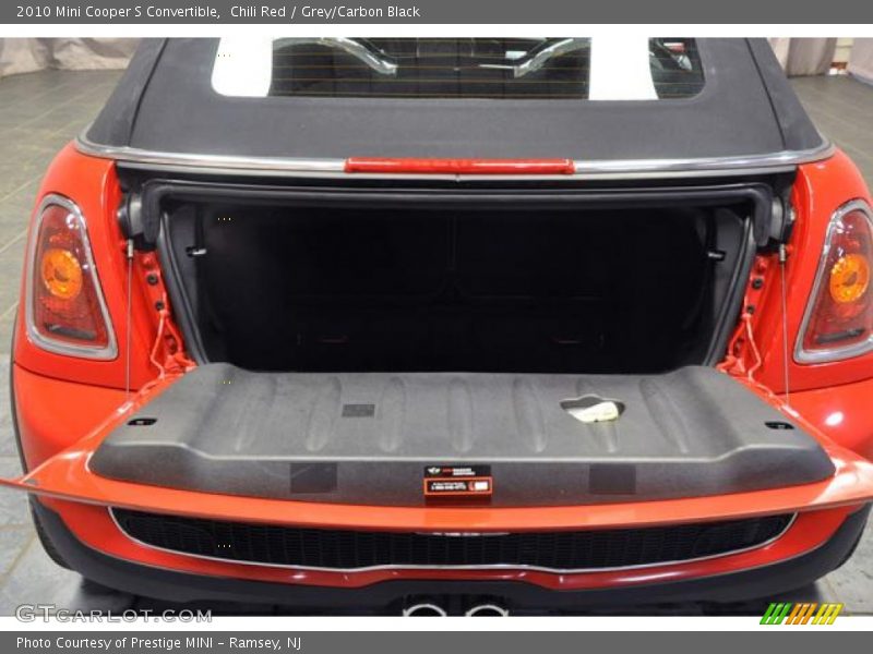 Chili Red / Grey/Carbon Black 2010 Mini Cooper S Convertible