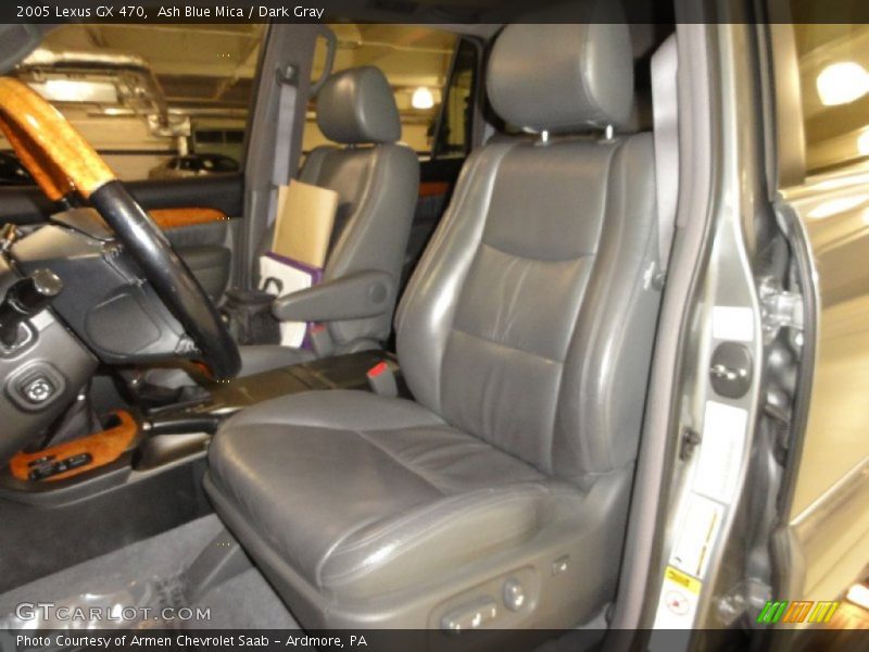 Ash Blue Mica / Dark Gray 2005 Lexus GX 470