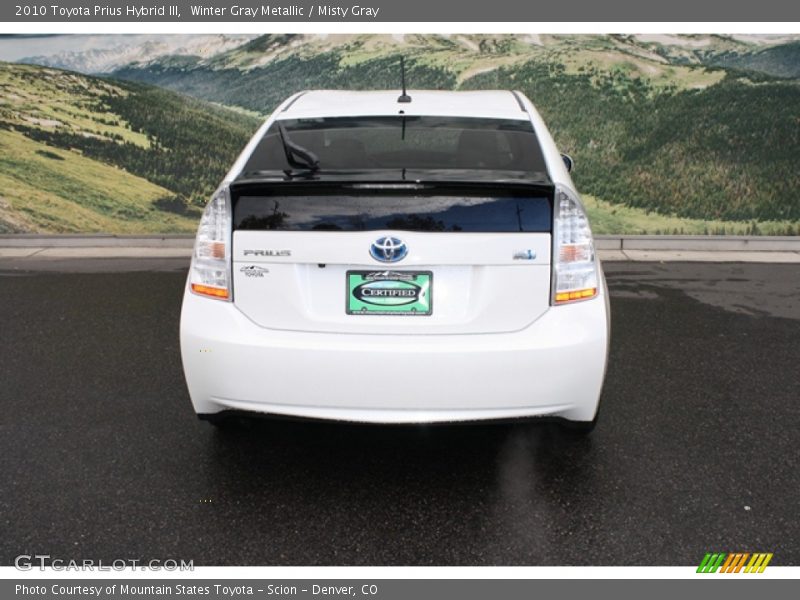Winter Gray Metallic / Misty Gray 2010 Toyota Prius Hybrid III