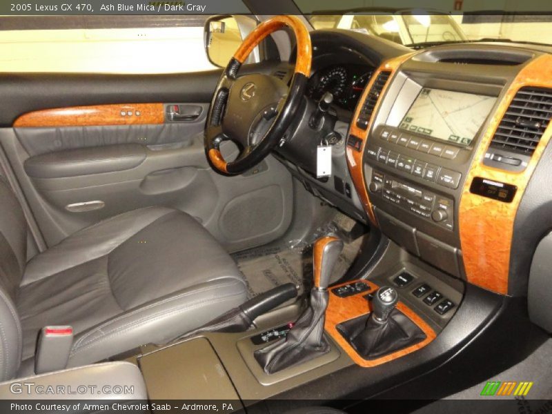 Ash Blue Mica / Dark Gray 2005 Lexus GX 470