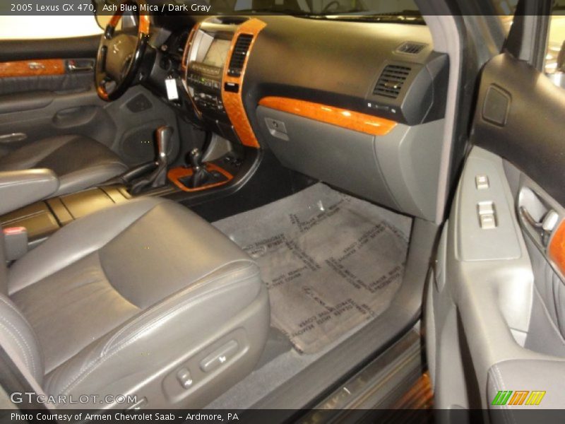 Ash Blue Mica / Dark Gray 2005 Lexus GX 470