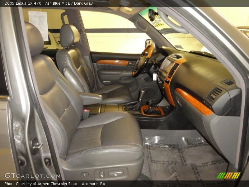 Ash Blue Mica / Dark Gray 2005 Lexus GX 470