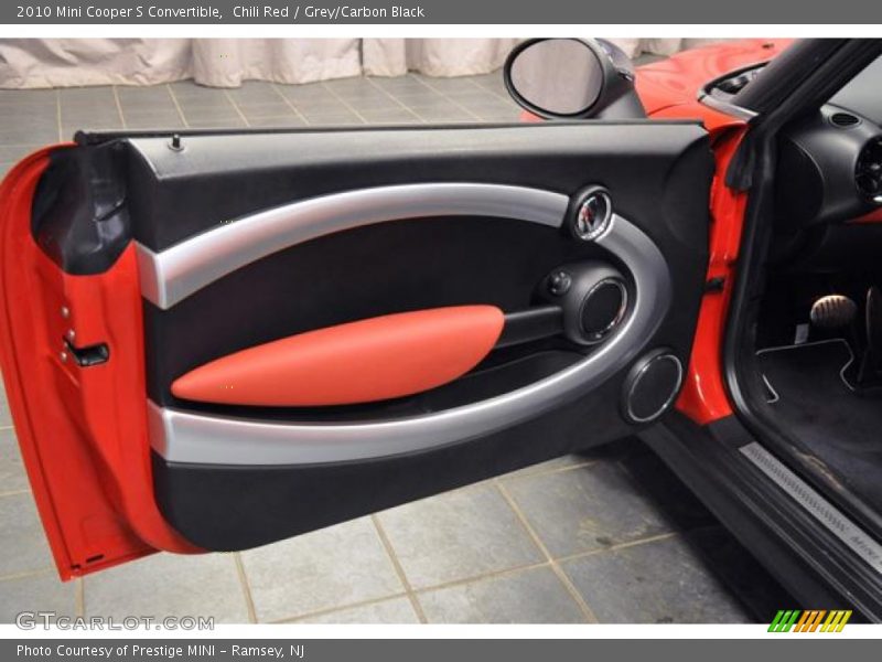 Chili Red / Grey/Carbon Black 2010 Mini Cooper S Convertible