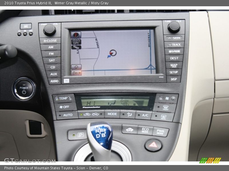 Winter Gray Metallic / Misty Gray 2010 Toyota Prius Hybrid III