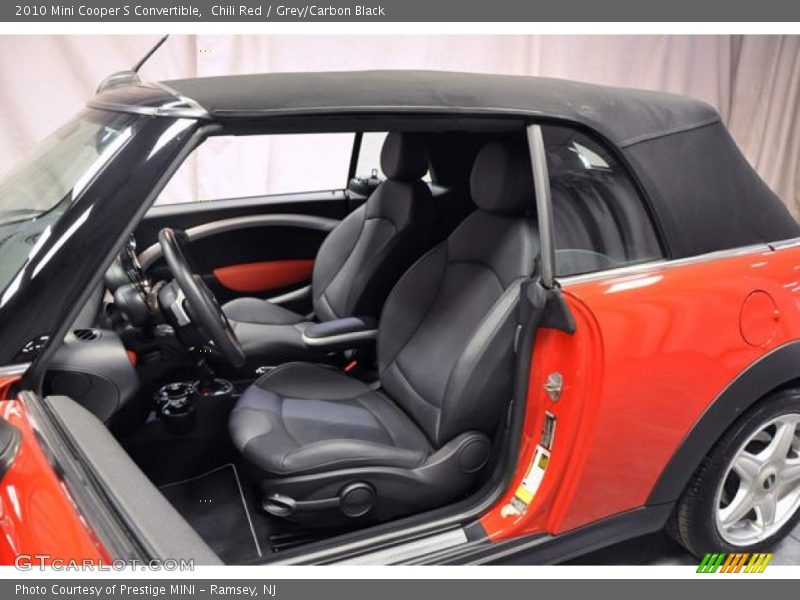 Chili Red / Grey/Carbon Black 2010 Mini Cooper S Convertible