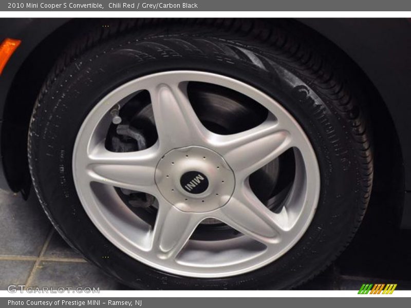 Chili Red / Grey/Carbon Black 2010 Mini Cooper S Convertible