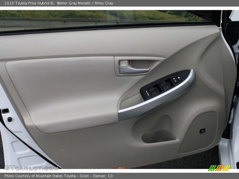 Winter Gray Metallic / Misty Gray 2010 Toyota Prius Hybrid III