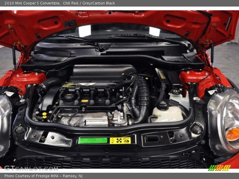 Chili Red / Grey/Carbon Black 2010 Mini Cooper S Convertible