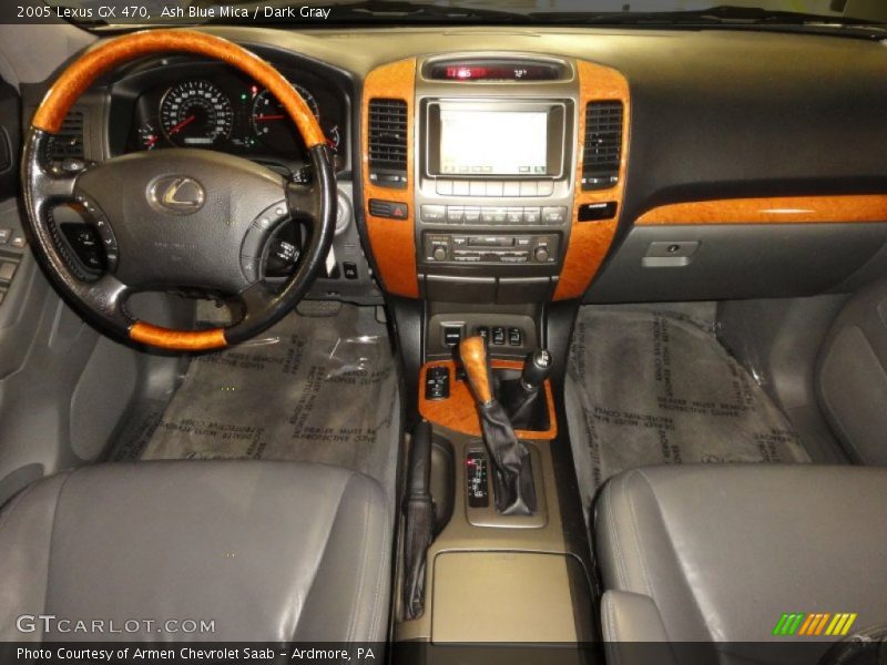 Ash Blue Mica / Dark Gray 2005 Lexus GX 470
