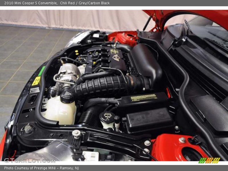 Chili Red / Grey/Carbon Black 2010 Mini Cooper S Convertible