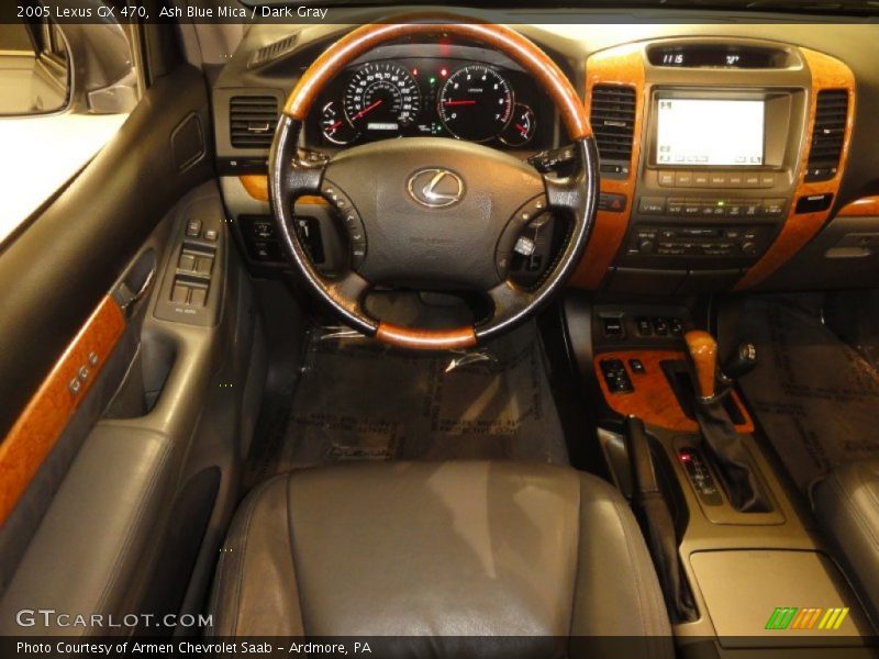Ash Blue Mica / Dark Gray 2005 Lexus GX 470