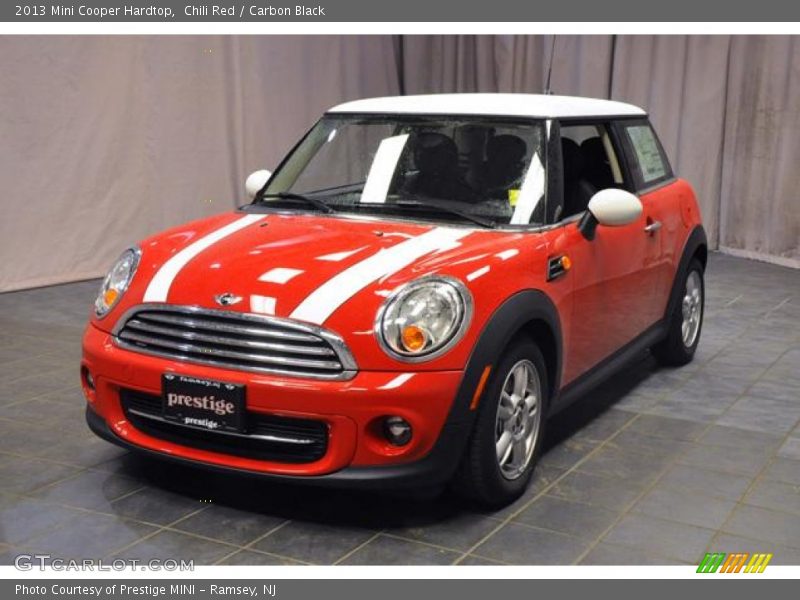 Chili Red / Carbon Black 2013 Mini Cooper Hardtop