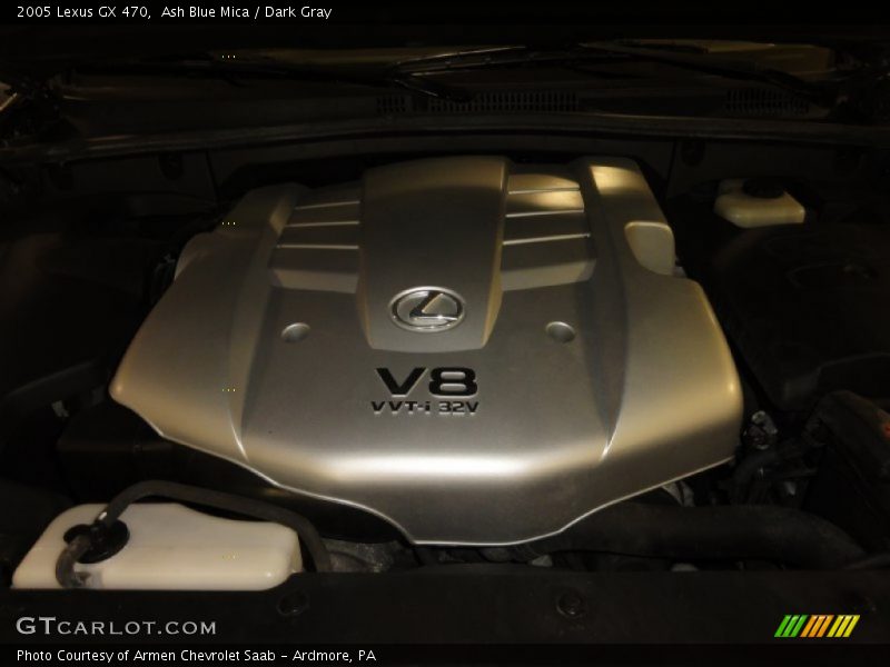Ash Blue Mica / Dark Gray 2005 Lexus GX 470