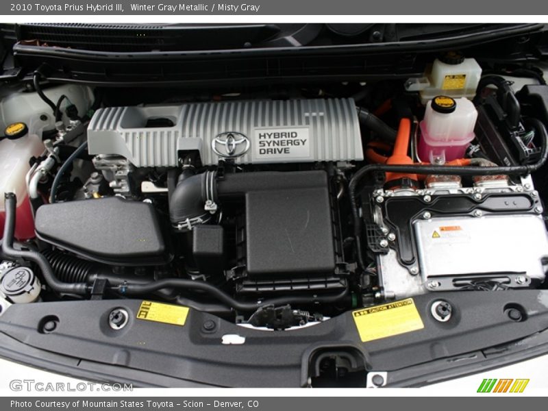 Winter Gray Metallic / Misty Gray 2010 Toyota Prius Hybrid III