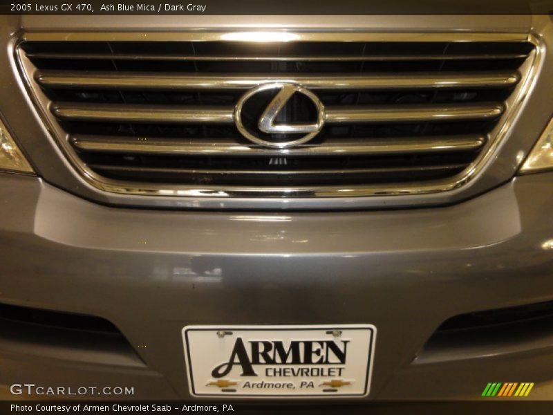 Ash Blue Mica / Dark Gray 2005 Lexus GX 470