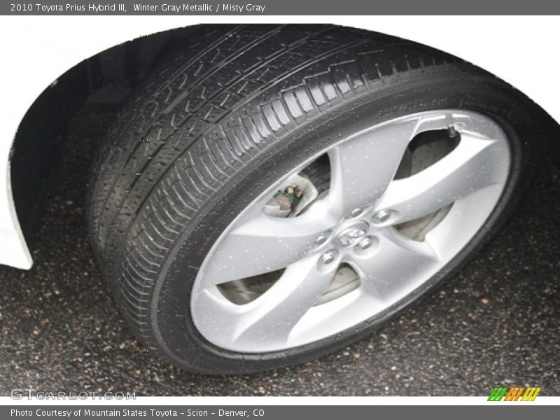 Winter Gray Metallic / Misty Gray 2010 Toyota Prius Hybrid III