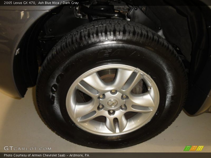 Ash Blue Mica / Dark Gray 2005 Lexus GX 470