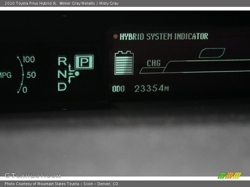Winter Gray Metallic / Misty Gray 2010 Toyota Prius Hybrid III