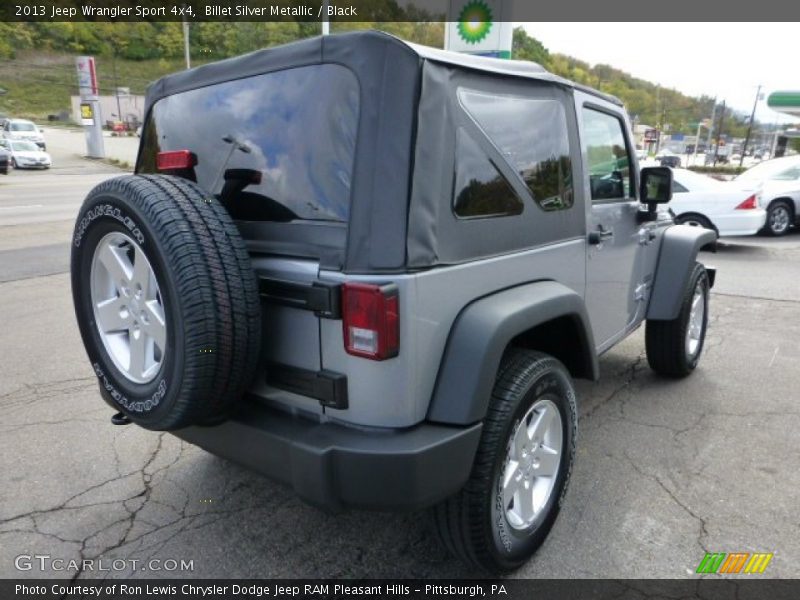 Billet Silver Metallic / Black 2013 Jeep Wrangler Sport 4x4