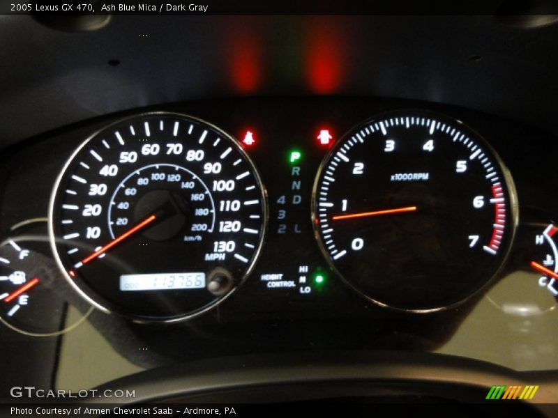 Ash Blue Mica / Dark Gray 2005 Lexus GX 470