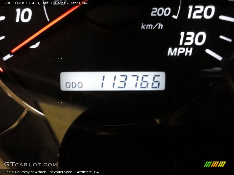 Ash Blue Mica / Dark Gray 2005 Lexus GX 470