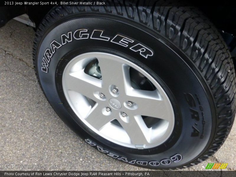 Billet Silver Metallic / Black 2013 Jeep Wrangler Sport 4x4