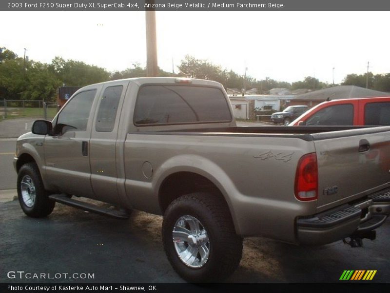 Arizona Beige Metallic / Medium Parchment Beige 2003 Ford F250 Super Duty XL SuperCab 4x4