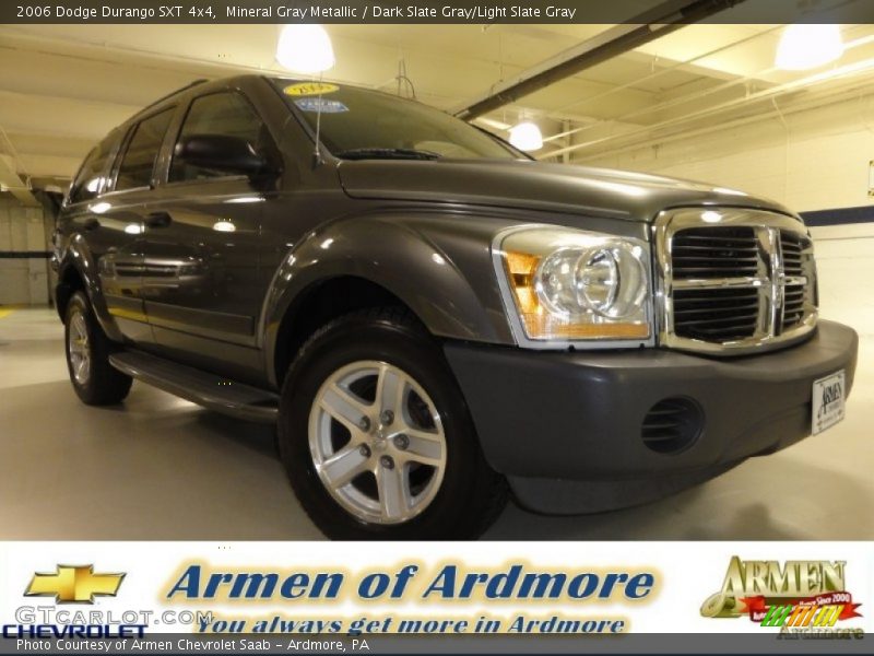Mineral Gray Metallic / Dark Slate Gray/Light Slate Gray 2006 Dodge Durango SXT 4x4