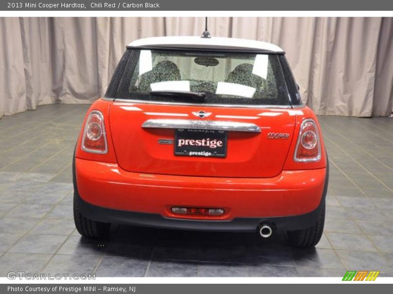 Chili Red / Carbon Black 2013 Mini Cooper Hardtop