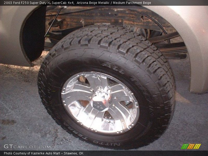 Arizona Beige Metallic / Medium Parchment Beige 2003 Ford F250 Super Duty XL SuperCab 4x4