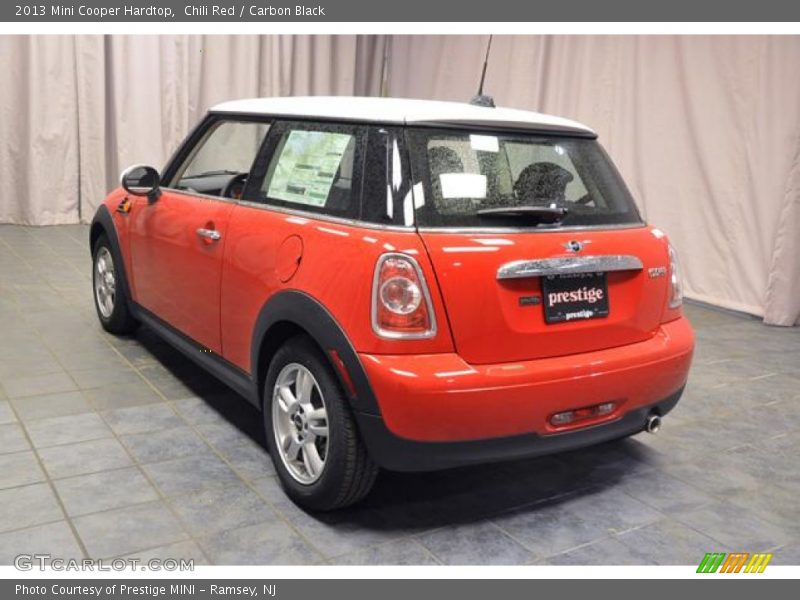 Chili Red / Carbon Black 2013 Mini Cooper Hardtop