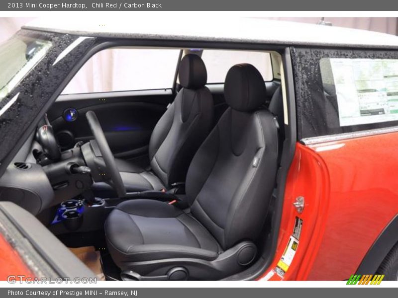 Chili Red / Carbon Black 2013 Mini Cooper Hardtop